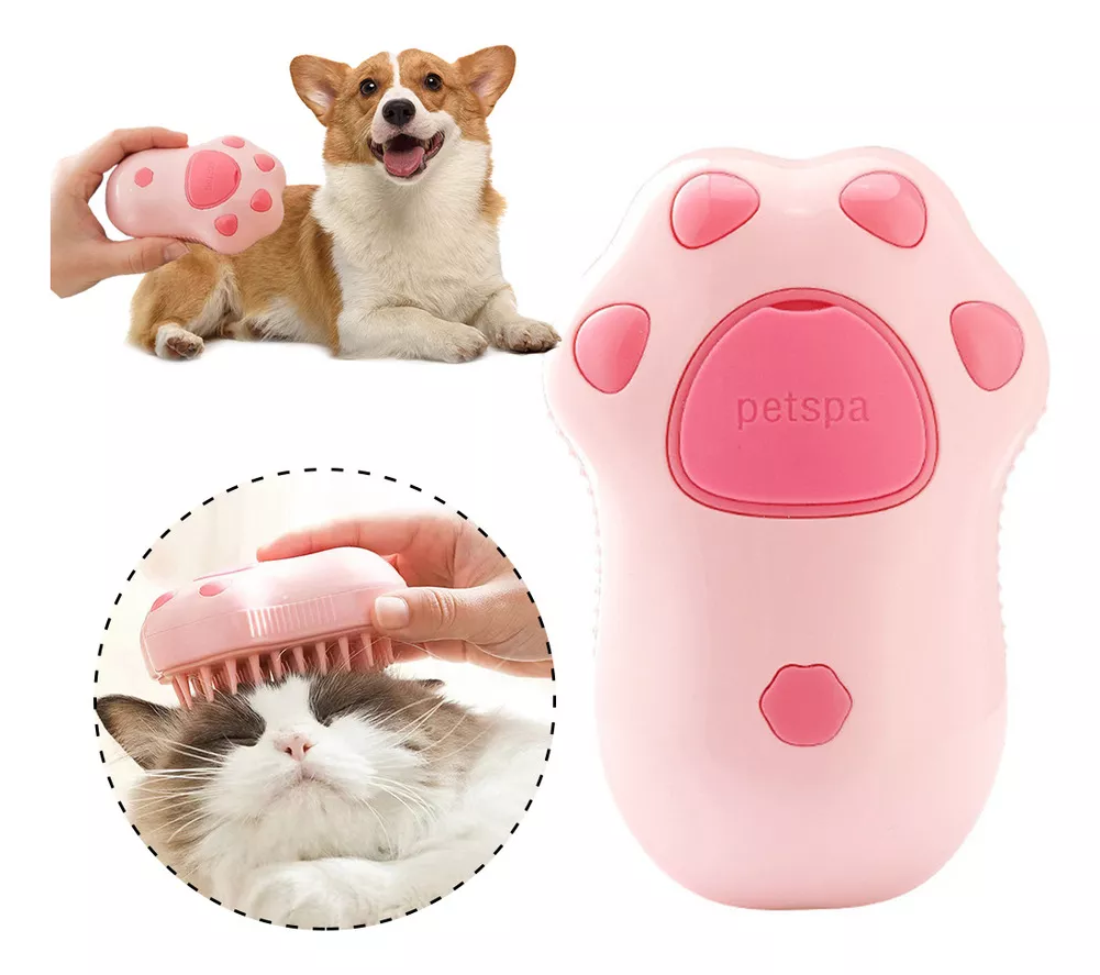 Cepillo a Vapor Recargable PetSpa para Perros y Gatos 10.2 × 7.1 cm